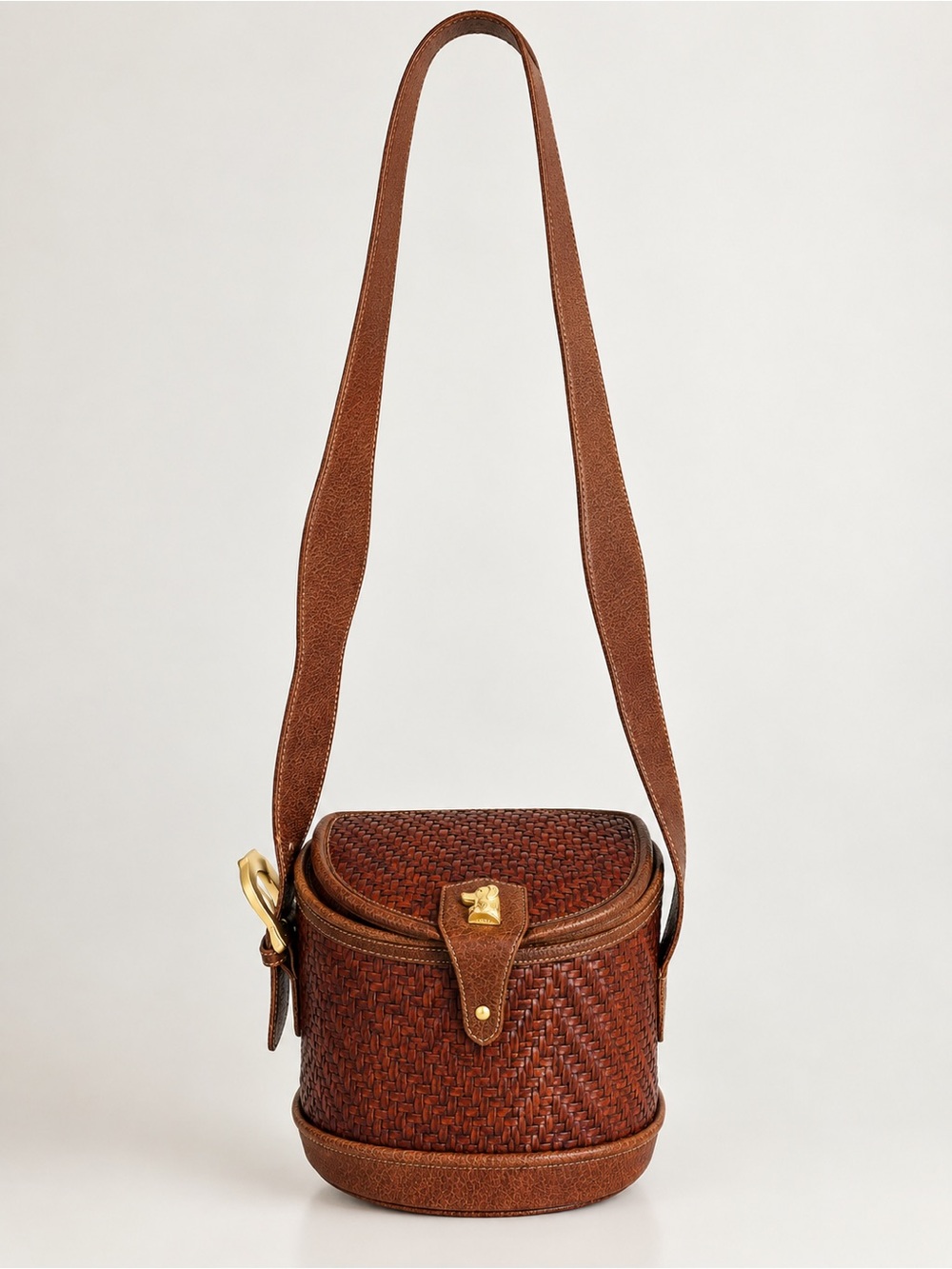 Rare Vintage Barry Kieselstein-Cord Dog Motif Bag
